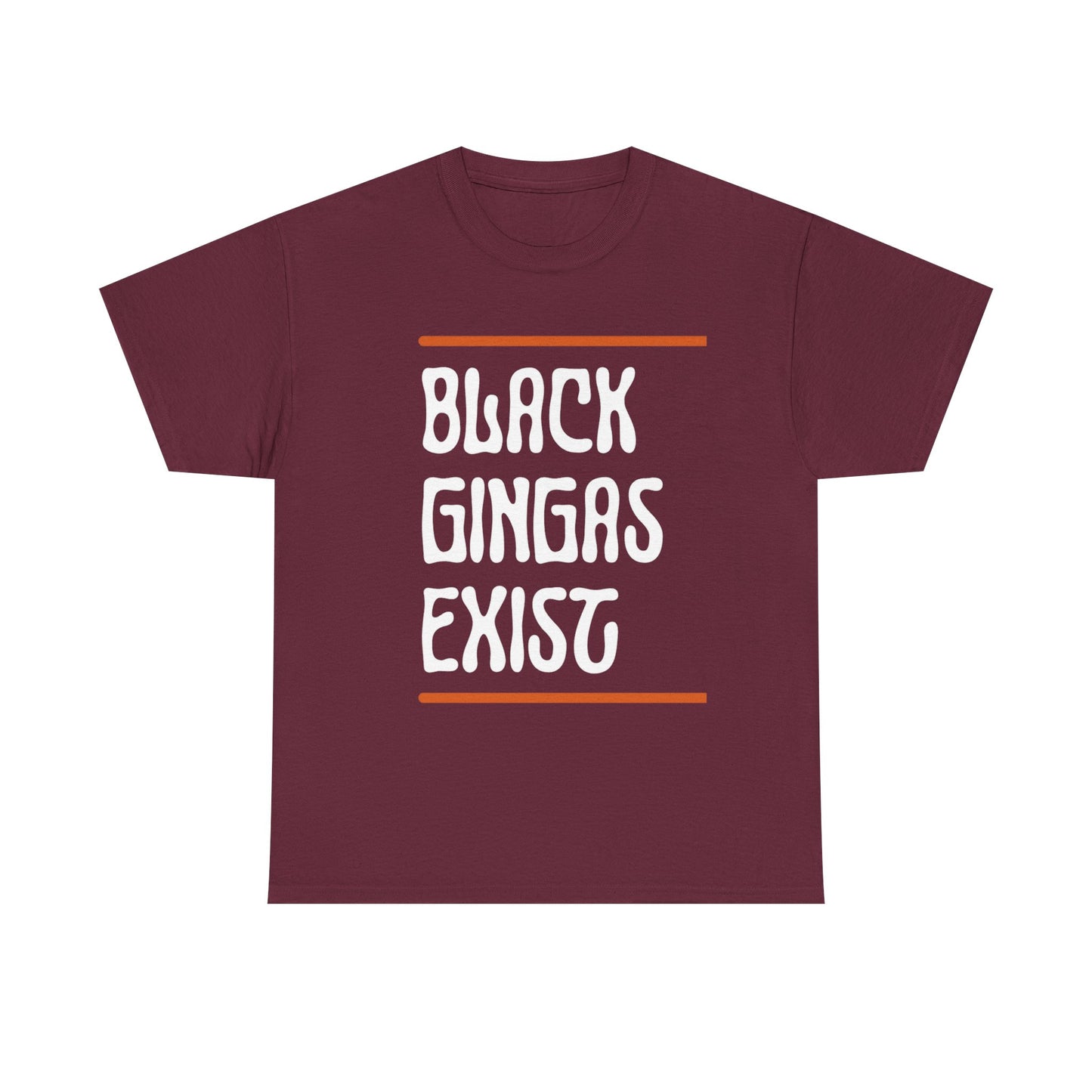 Bold Identity Unisex Tee, Statement Shirt, Gifting, Pride Apparel, Fun Casual Wear, Black Gingers Exist