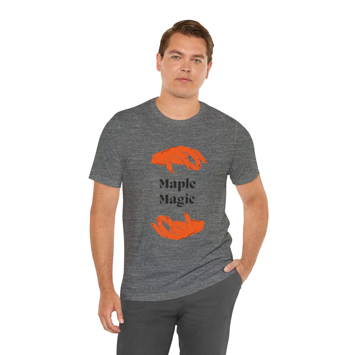 Maple Magic Unisex Tee - Cozy Casual Wear, Nature Lover Gift, Autumn Fashion, Eco-Friendly Style, Seasonal Celebration Top