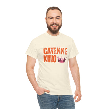 Cayenne King Cotton Tee | Unisex Graphic T-Shirt, Casual Wear, Birthday Gift, Affordable Fashion, Everyday Comfort