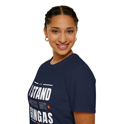 I Stand With My Gingas Unisex Softstyle T-Shirt | Bold Statement Tee, Casual Wear, Gift for Friends, Empowerment Apparel, Social [...]