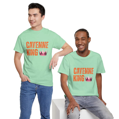 Cayenne King Cotton Tee | Unisex Graphic T-Shirt, Casual Wear, Birthday Gift, Affordable Fashion, Everyday Comfort