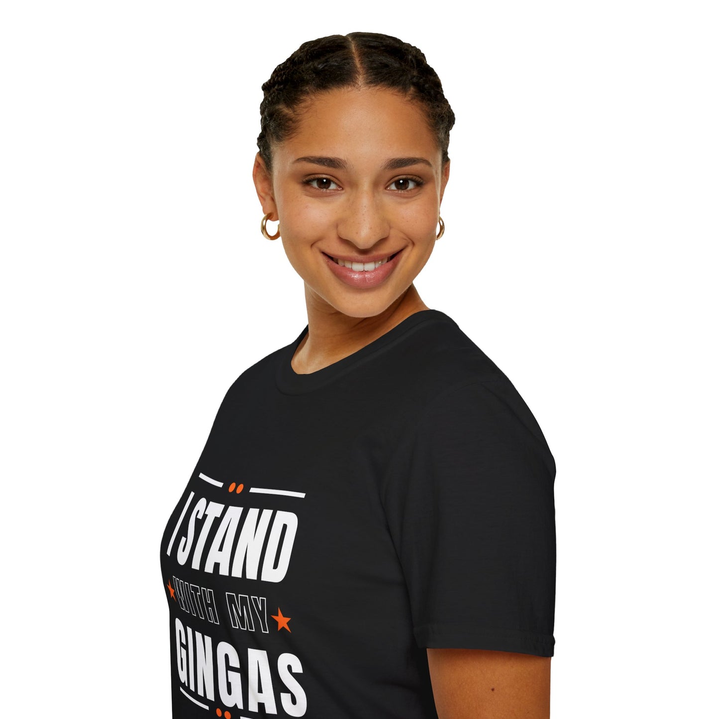 I Stand With My Gingas Unisex Softstyle T-Shirt | Bold Statement Tee, Casual Wear, Gift for Friends, Empowerment Apparel, Social [...]
