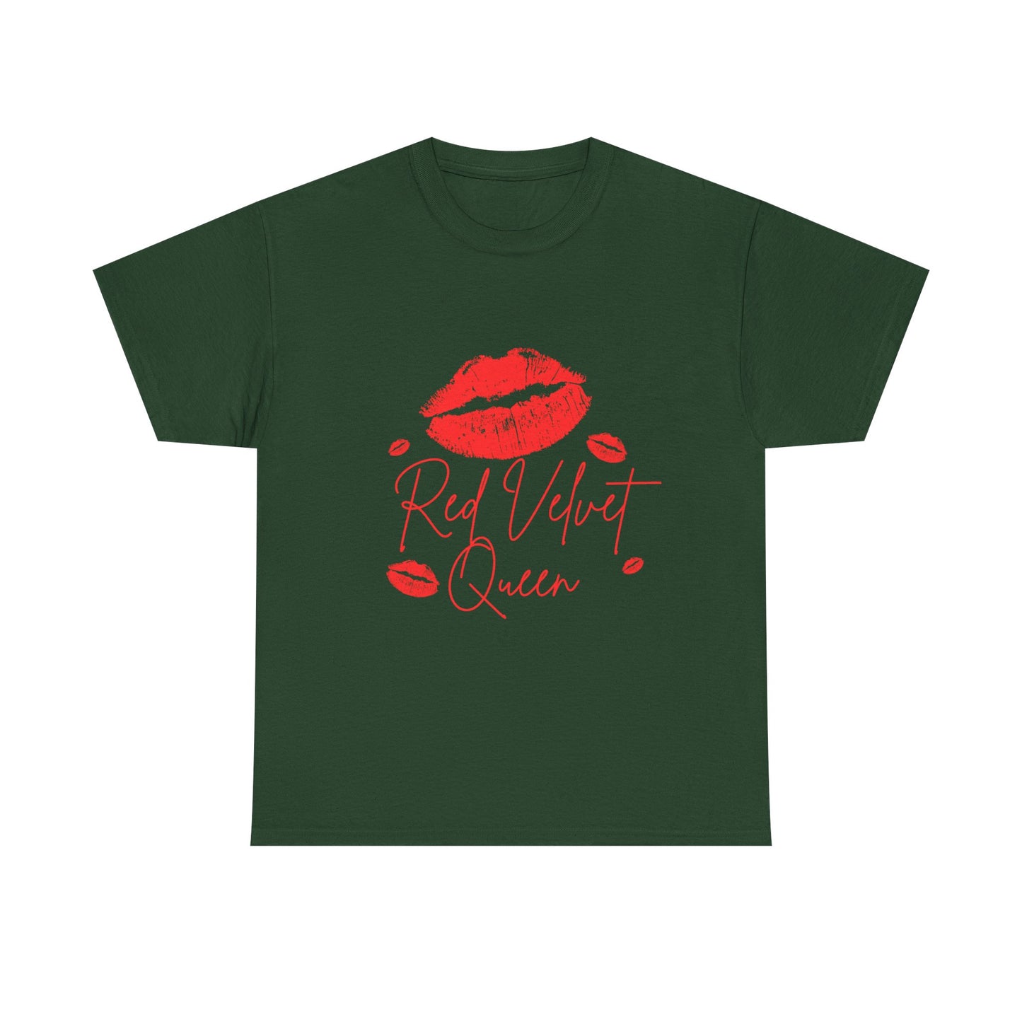 Red Velvet Queen Tee - Flirty Cotton T-Shirt for Her, Cute Gift for Girlfriends, Valentine's Day, Birthday, Casual Wear