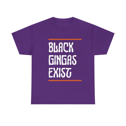 Bold Identity Unisex Tee, Statement Shirt, Gifting, Pride Apparel, Fun Casual Wear, Black Gingers Exist