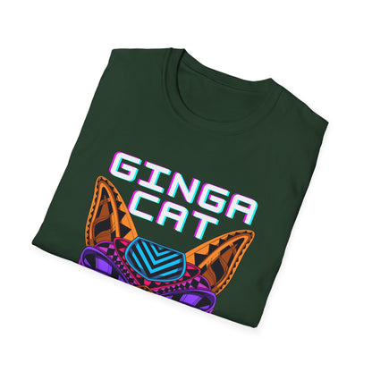Vibrant Ginga Cat T-Shirt | Unisex Tee, Cat Lover Gift, Colorful Graphic Tee, Fun Fashion, Unique Casual Wear