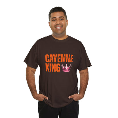 Cayenne King Cotton Tee | Unisex Graphic T-Shirt, Casual Wear, Birthday Gift, Affordable Fashion, Everyday Comfort