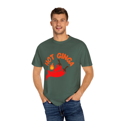 Spicy Chili T-Shirt, Hot Ginga Tee, Casual Summer Top, Gift for Spice Lovers, Unisex Graphic Shirt, Trendy Streetwear