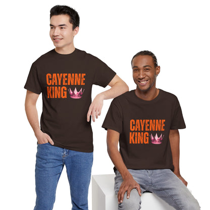 Cayenne King Cotton Tee | Unisex Graphic T-Shirt, Casual Wear, Birthday Gift, Affordable Fashion, Everyday Comfort