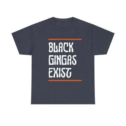 Bold Identity Unisex Tee, Statement Shirt, Gifting, Pride Apparel, Fun Casual Wear, Black Gingers Exist