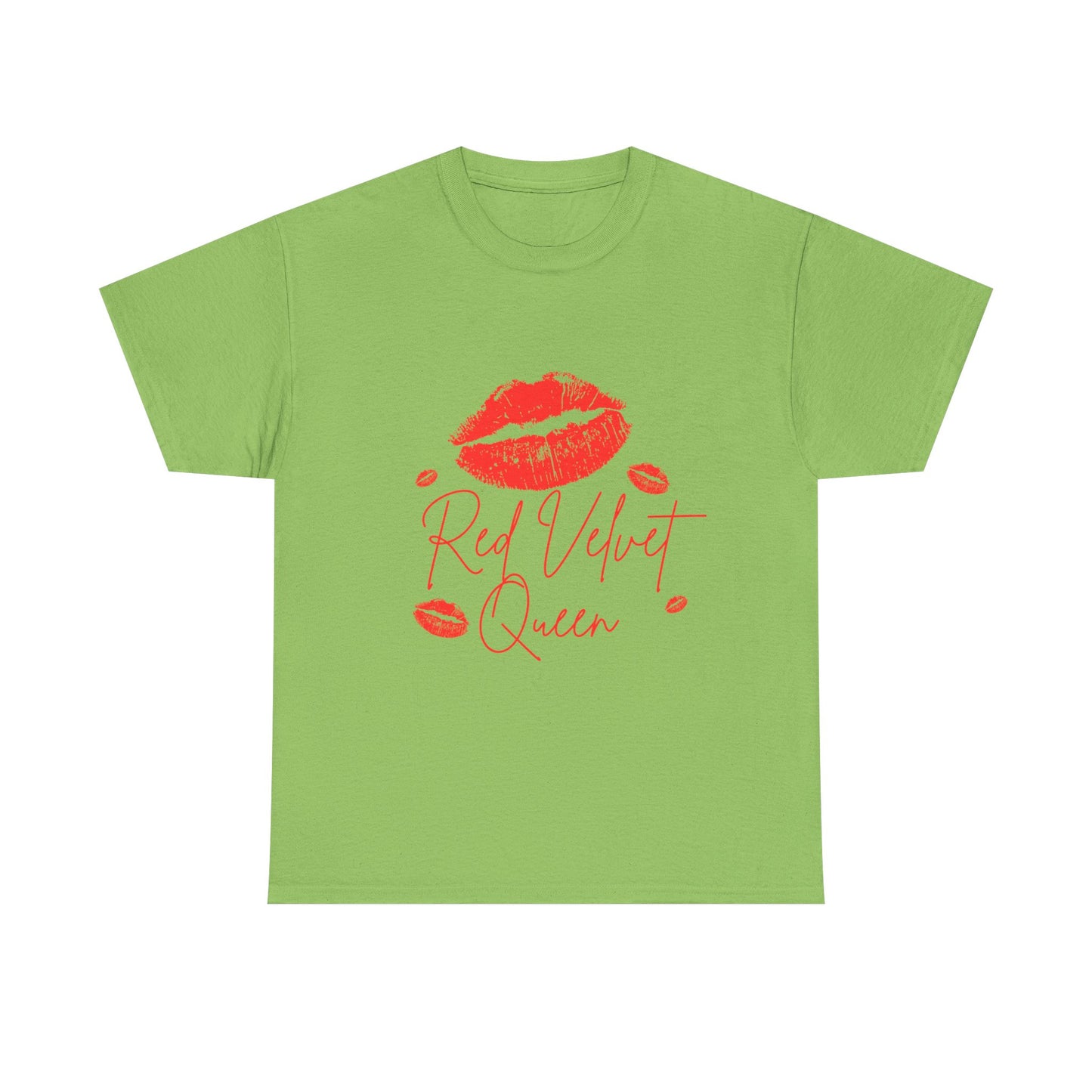 Red Velvet Queen Tee - Flirty Cotton T-Shirt for Her, Cute Gift for Girlfriends, Valentine's Day, Birthday, Casual Wear