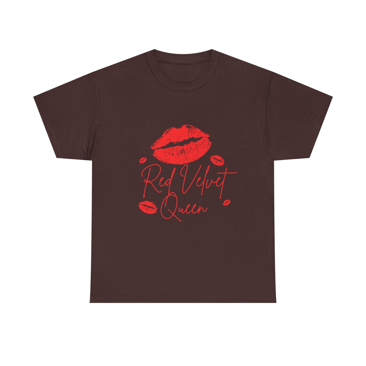 Red Velvet Queen Tee - Flirty Cotton T-Shirt for Her, Cute Gift for Girlfriends, Valentine's Day, Birthday, Casual Wear