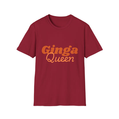 Ginga Queen Unisex T-Shirt - Fun Gift for Women, Casual Wear, Summer Fashion, Birthday Gift, Comfortable Tees