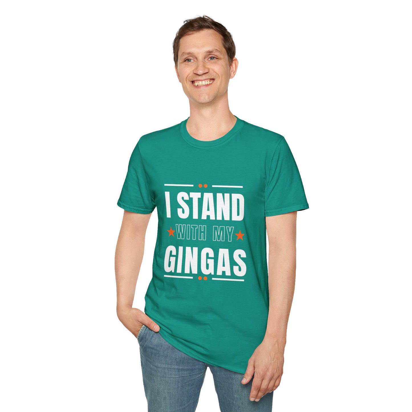 I Stand With My Gingas Unisex Softstyle T-Shirt | Bold Statement Tee, Casual Wear, Gift for Friends, Empowerment Apparel, Social [...]