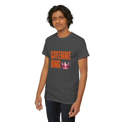 Cayenne King Cotton Tee | Unisex Graphic T-Shirt, Casual Wear, Birthday Gift, Affordable Fashion, Everyday Comfort