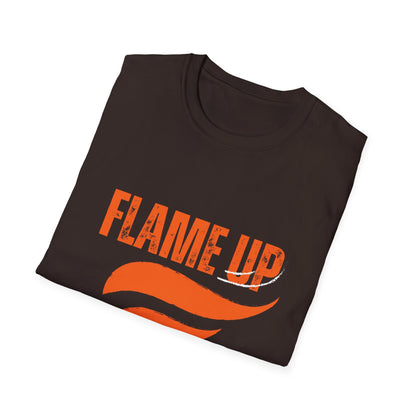 Flame Up Unisex Softstyle T-Shirt - Motivational Graphic Tee, Casual Wear, Workout Apparel, Gift for Fitness Enthusiasts, Bold [...]