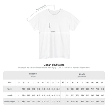 Born Ginga Unisex Heavy Cotton Tee - Built Different, Casual T-Shirt, Unique Graphic Tee, Gift for Her, Trendy Apparel