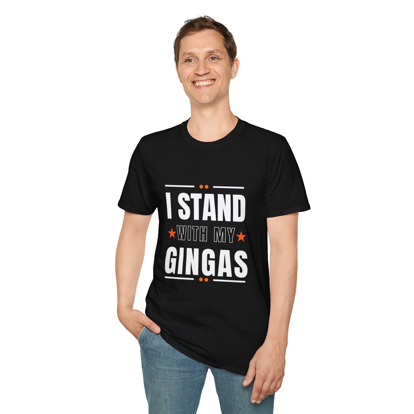 I Stand With My Gingas Unisex Softstyle T-Shirt | Bold Statement Tee, Casual Wear, Gift for Friends, Empowerment Apparel, Social [...]