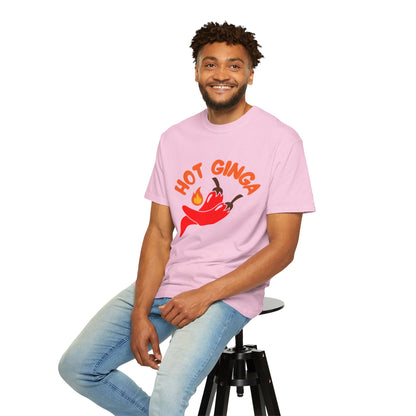 Spicy Chili T-Shirt, Hot Ginga Tee, Casual Summer Top, Gift for Spice Lovers, Unisex Graphic Shirt, Trendy Streetwear