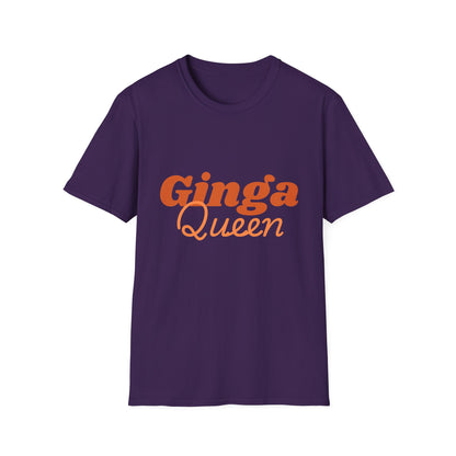 Ginga Queen Unisex T-Shirt - Fun Gift for Women, Casual Wear, Summer Fashion, Birthday Gift, Comfortable Tees