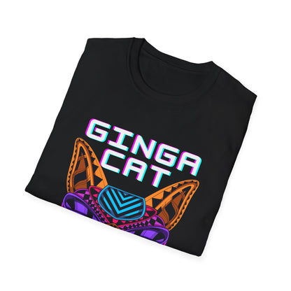 Vibrant Ginga Cat T-Shirt | Unisex Tee, Cat Lover Gift, Colorful Graphic Tee, Fun Fashion, Unique Casual Wear