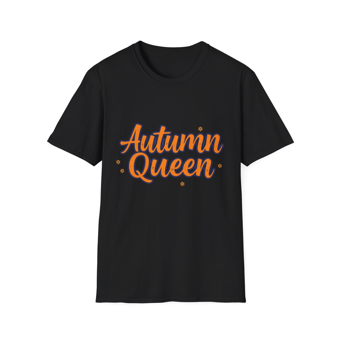 Autumn Queen Unisex Softstyle T-Shirt, Cozy Fall Tee, Gift for Autumn Lover, Seasonal Fashion, Thanksgiving Celebration Top