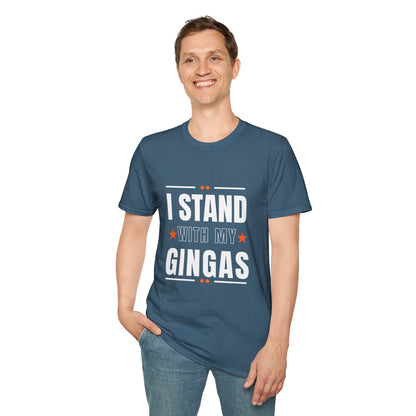 I Stand With My Gingas Unisex Softstyle T-Shirt | Bold Statement Tee, Casual Wear, Gift for Friends, Empowerment Apparel, Social [...]