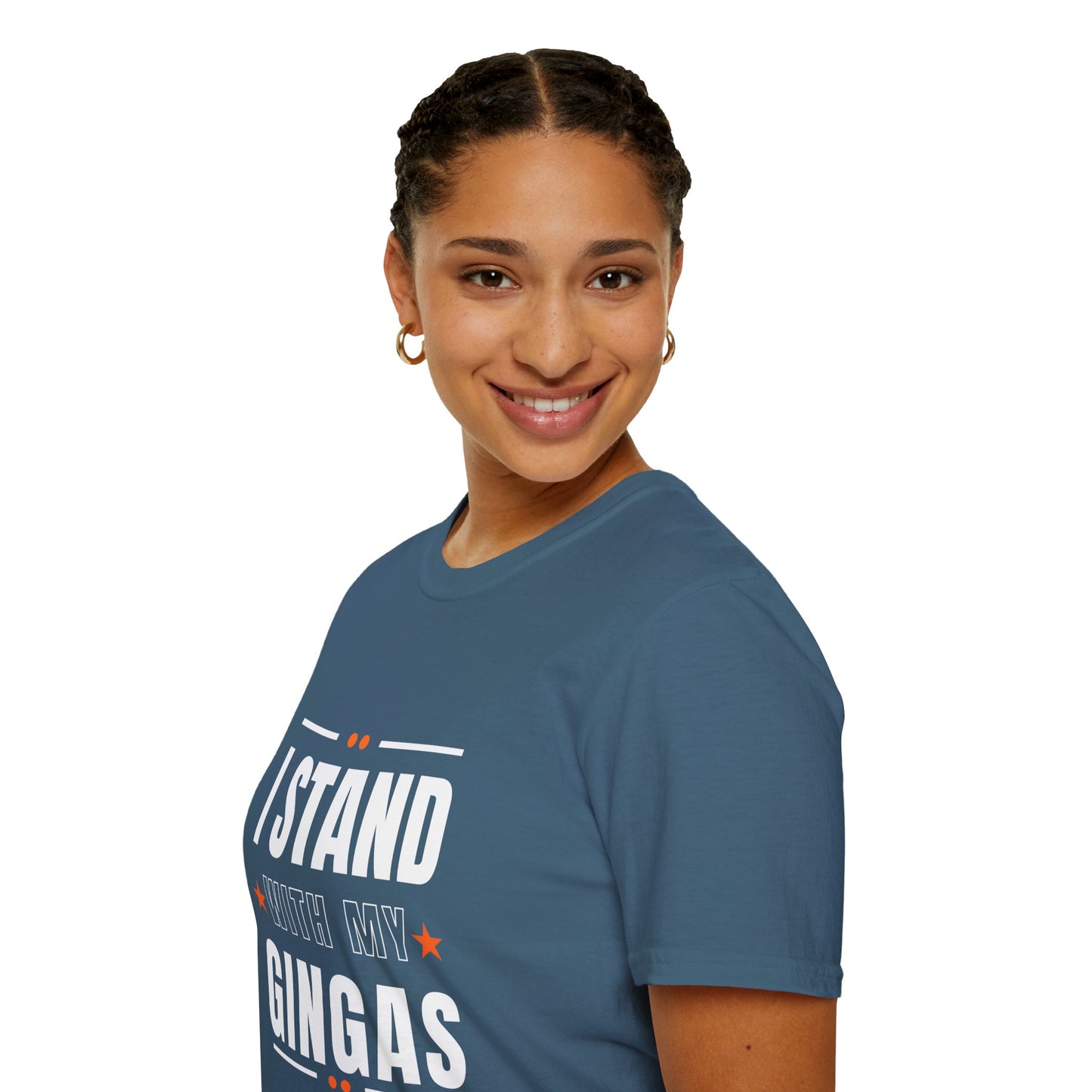 I Stand With My Gingas Unisex Softstyle T-Shirt | Bold Statement Tee, Casual Wear, Gift for Friends, Empowerment Apparel, Social [...]