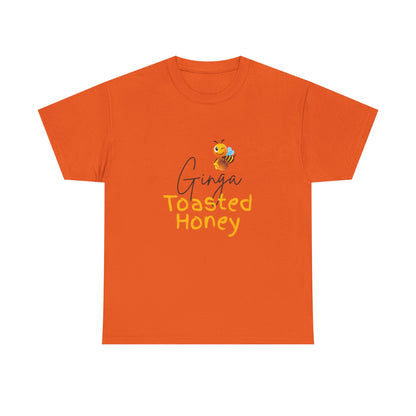 Bee-Themed Unisex Heavy Cotton Tee - Perfect Gift for Honey Lovers, Casual Wear, Eco-Friendly, Birthday, Honey Appreciation