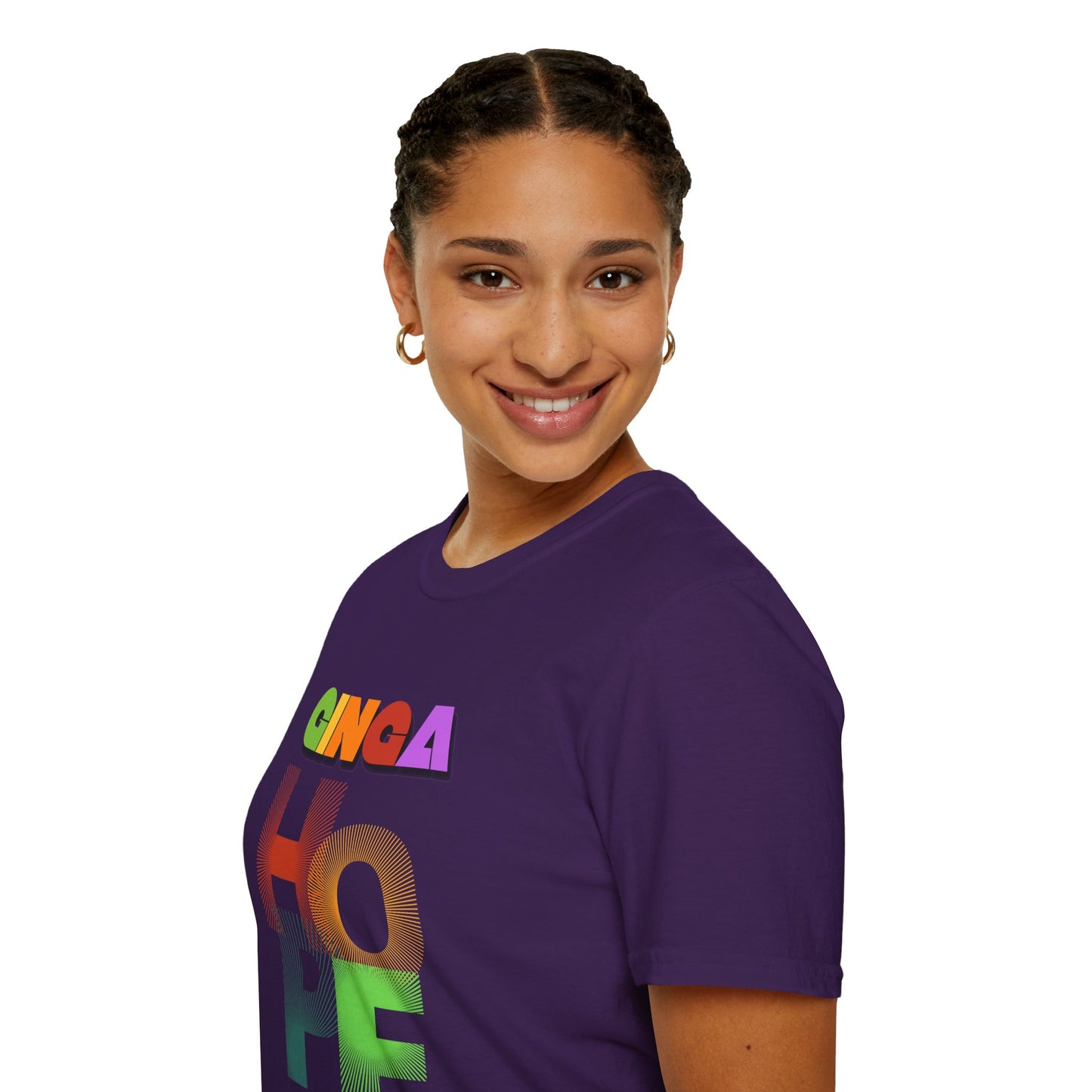 Colorful Hope Unisex T-Shirt, Inspirational Gift, Positive Message Tee, Casual Wear, Self-Care Apparel