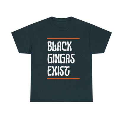 Bold Identity Unisex Tee, Statement Shirt, Gifting, Pride Apparel, Fun Casual Wear, Black Gingers Exist