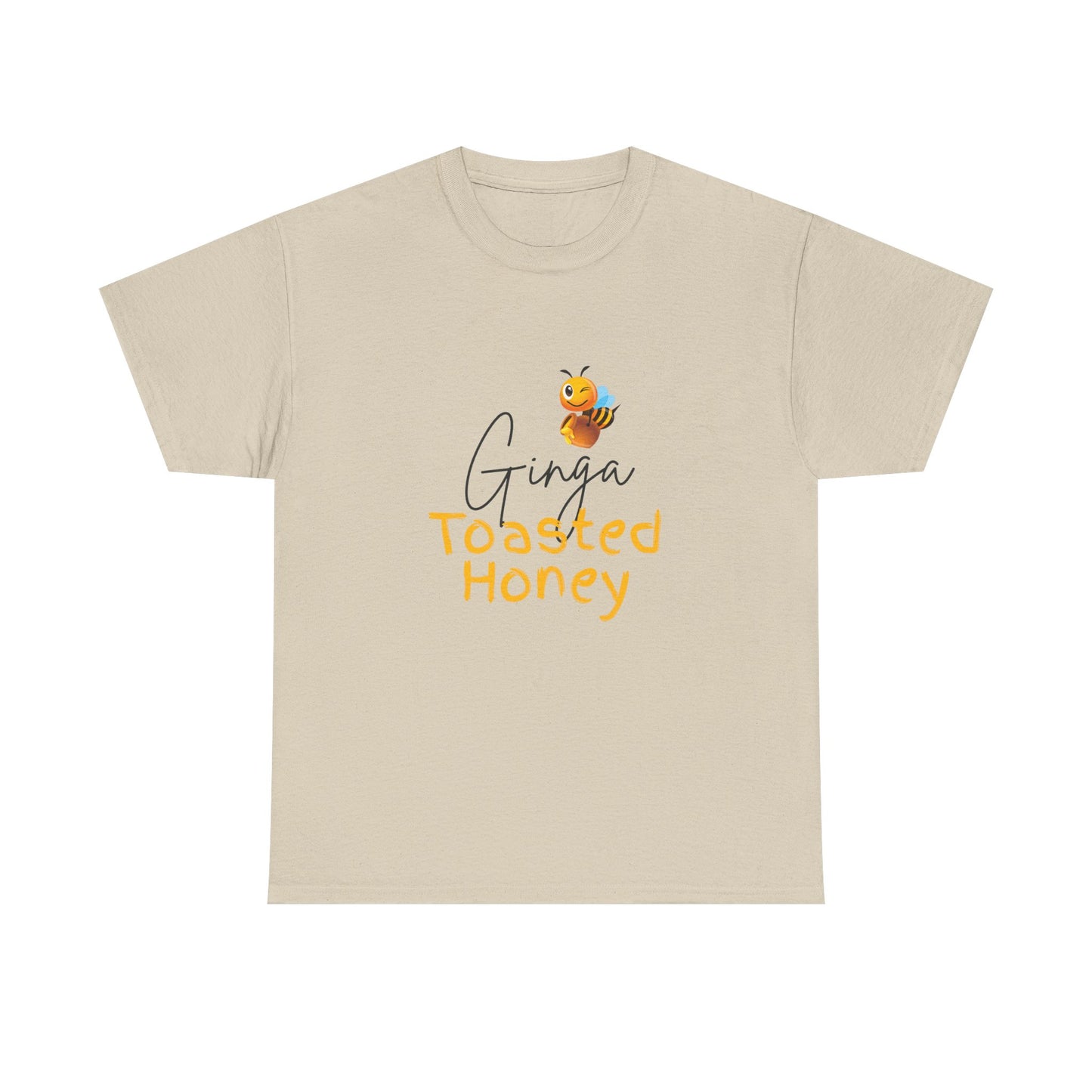 Bee-Themed Unisex Heavy Cotton Tee - Perfect Gift for Honey Lovers, Casual Wear, Eco-Friendly, Birthday, Honey Appreciation
