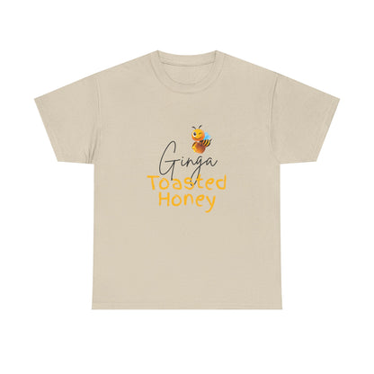 Bee-Themed Unisex Heavy Cotton Tee - Perfect Gift for Honey Lovers, Casual Wear, Eco-Friendly, Birthday, Honey Appreciation