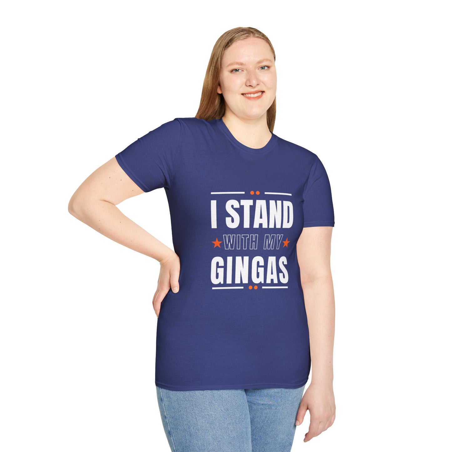 I Stand With My Gingas Unisex Softstyle T-Shirt | Bold Statement Tee, Casual Wear, Gift for Friends, Empowerment Apparel, Social [...]