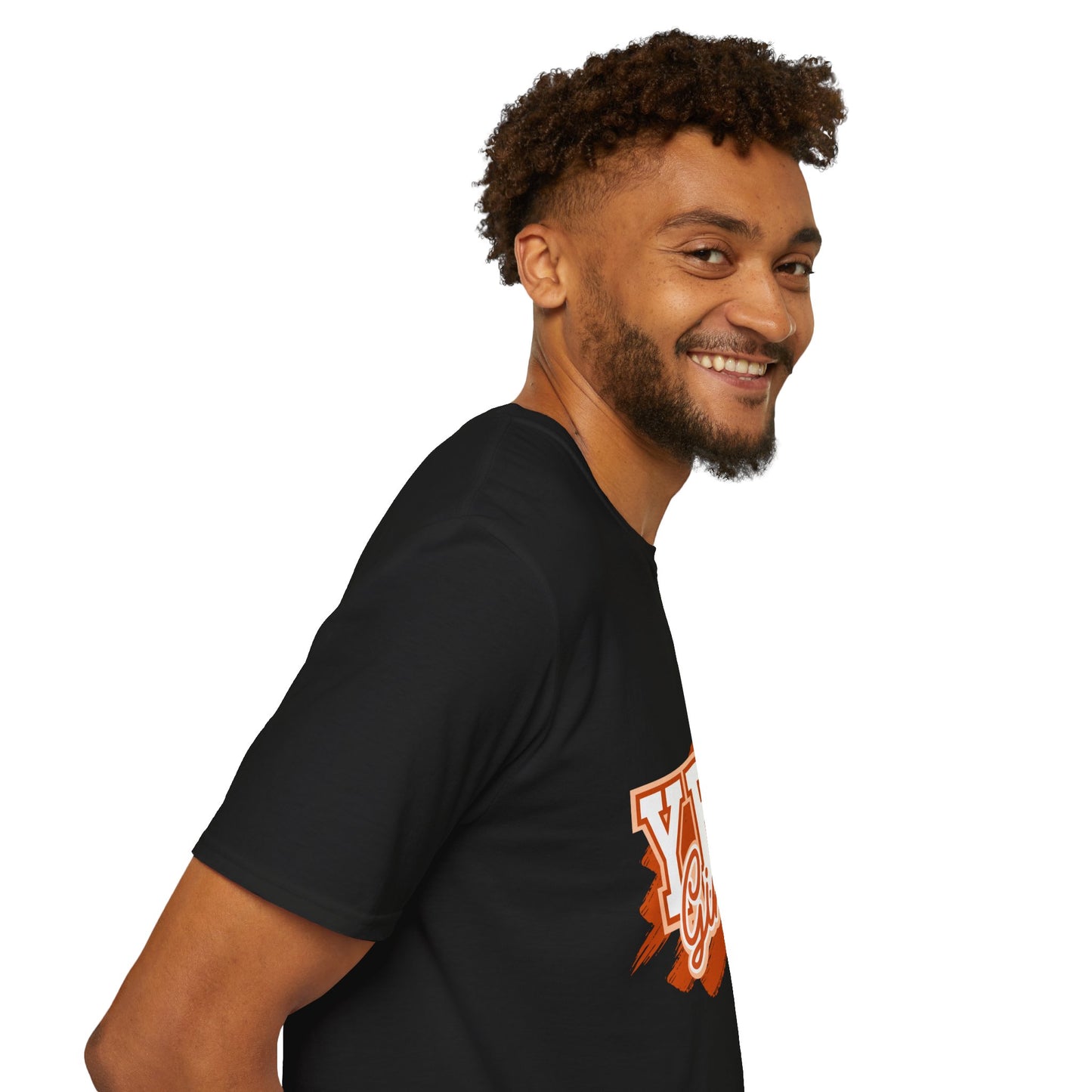 YES GINGAS! Unisex Softstyle T-Shirt, Funny Graphic Tee, Casual Wear, Gift for Friends, Everyday Comfort, Unique Statement Shirt