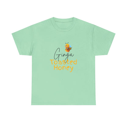 Bee-Themed Unisex Heavy Cotton Tee - Perfect Gift for Honey Lovers, Casual Wear, Eco-Friendly, Birthday, Honey Appreciation
