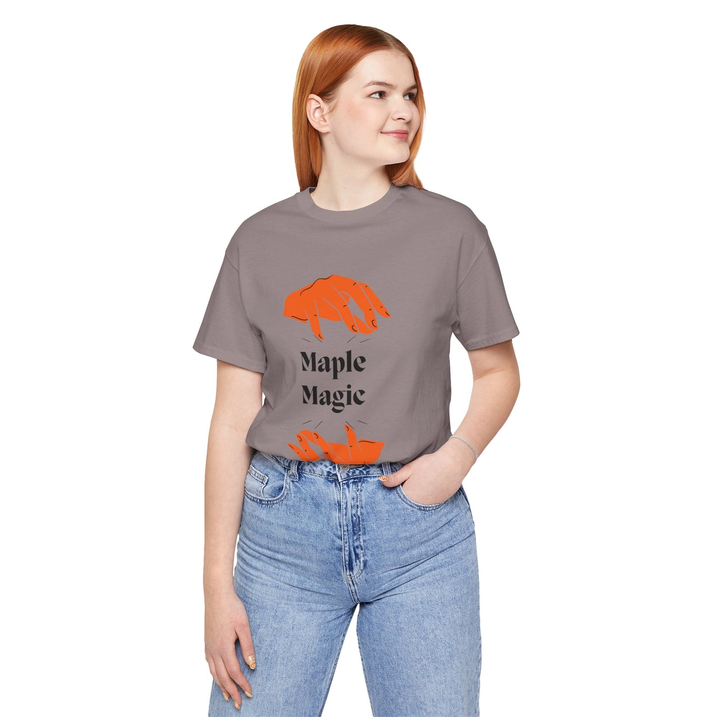 Maple Magic Unisex Tee - Cozy Casual Wear, Nature Lover Gift, Autumn Fashion, Eco-Friendly Style, Seasonal Celebration Top