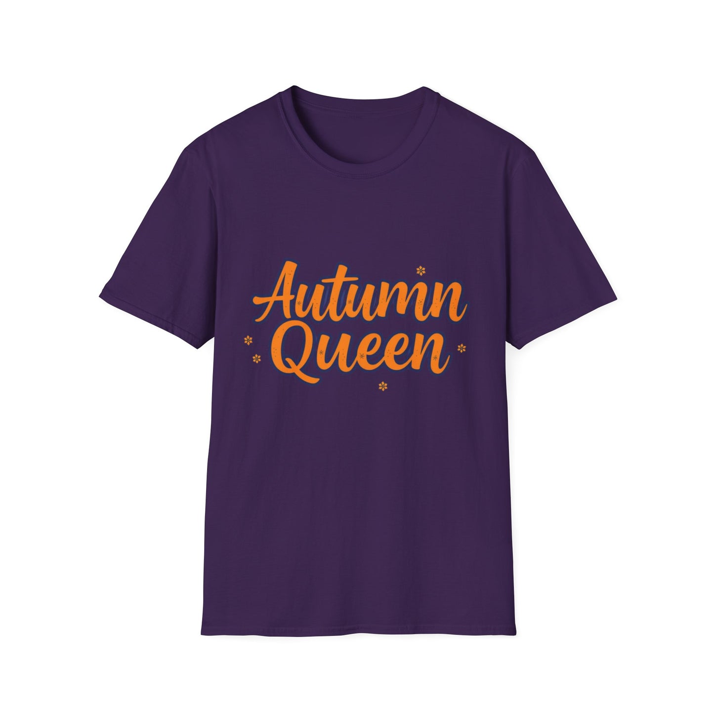 Autumn Queen Unisex Softstyle T-Shirt, Cozy Fall Tee, Gift for Autumn Lover, Seasonal Fashion, Thanksgiving Celebration Top