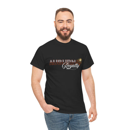 Auburn Royalty Unisex Heavy Cotton Tee, Casual Wear, Sports Apparel, College Spirit Gear, Gift for Fans, Everyday Comfort