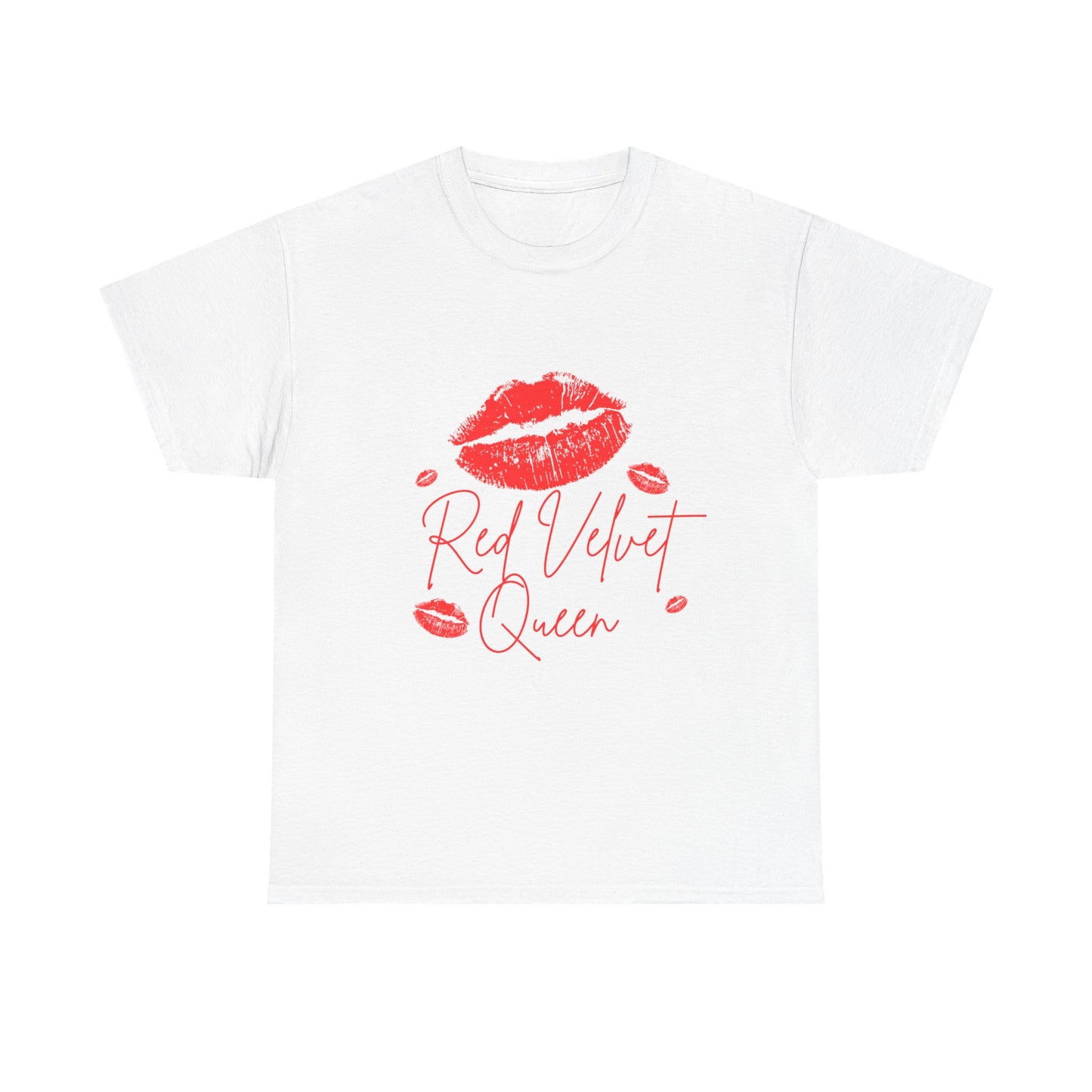 Red Velvet Queen Tee - Flirty Cotton T-Shirt for Her, Cute Gift for Girlfriends, Valentine's Day, Birthday, Casual Wear