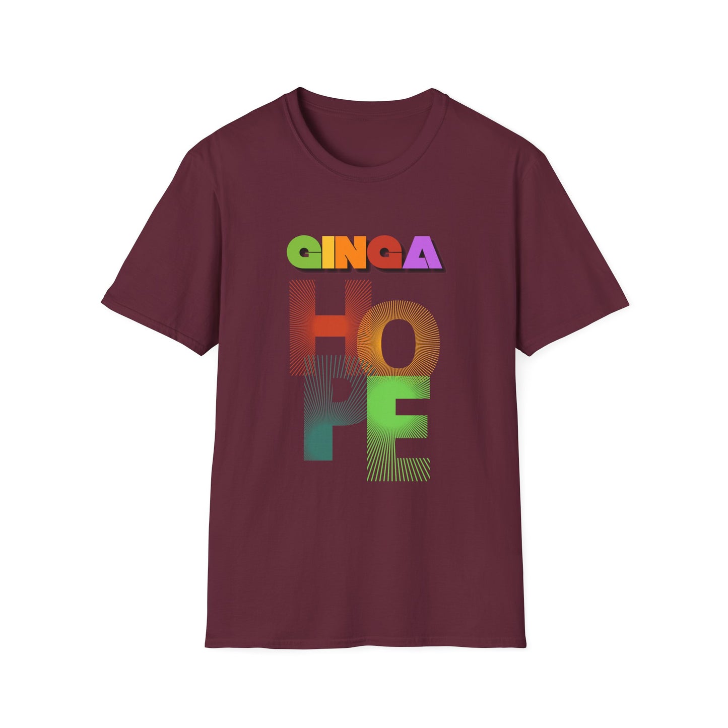 Colorful Hope Unisex T-Shirt, Inspirational Gift, Positive Message Tee, Casual Wear, Self-Care Apparel