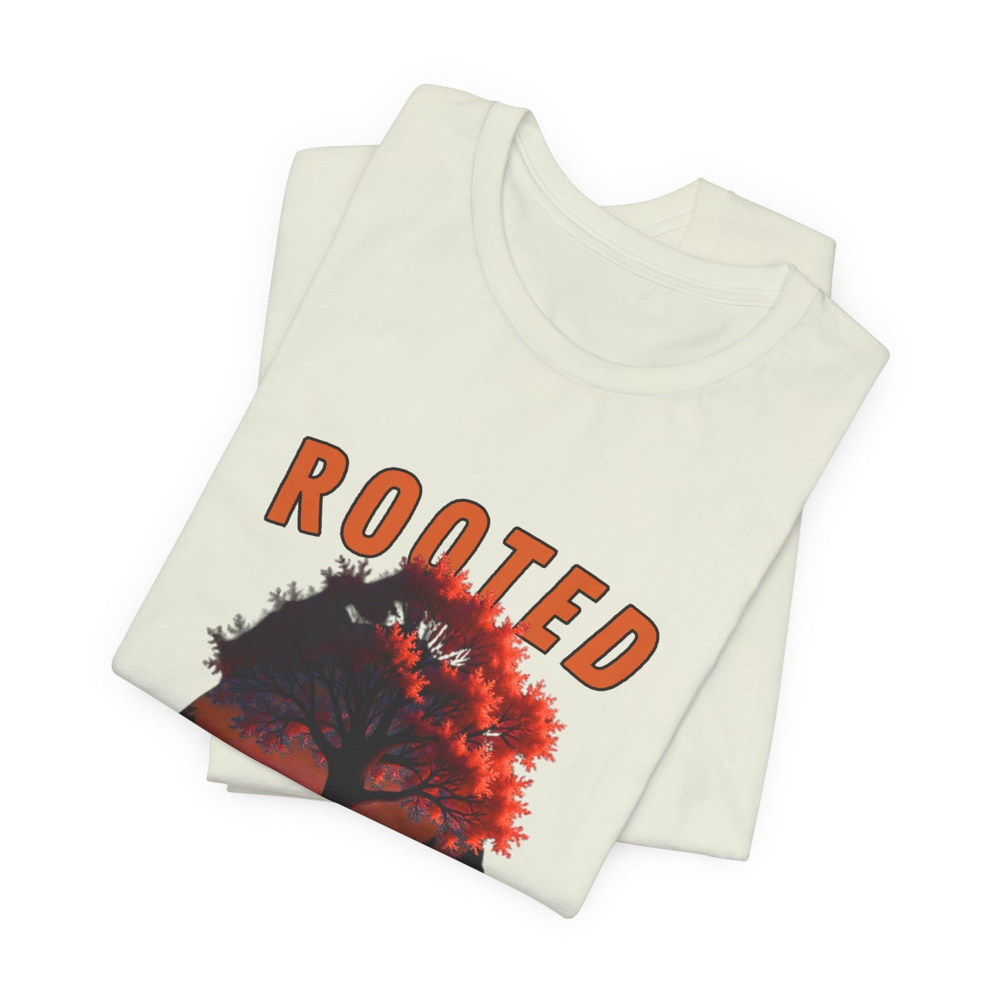 Rooted Flame Unisex Tee - Nature-Inspired Graphic Shirt, Casual Wear, Gift for Nature Lovers, Eco-Friendly Fashion, Fall Vibes
