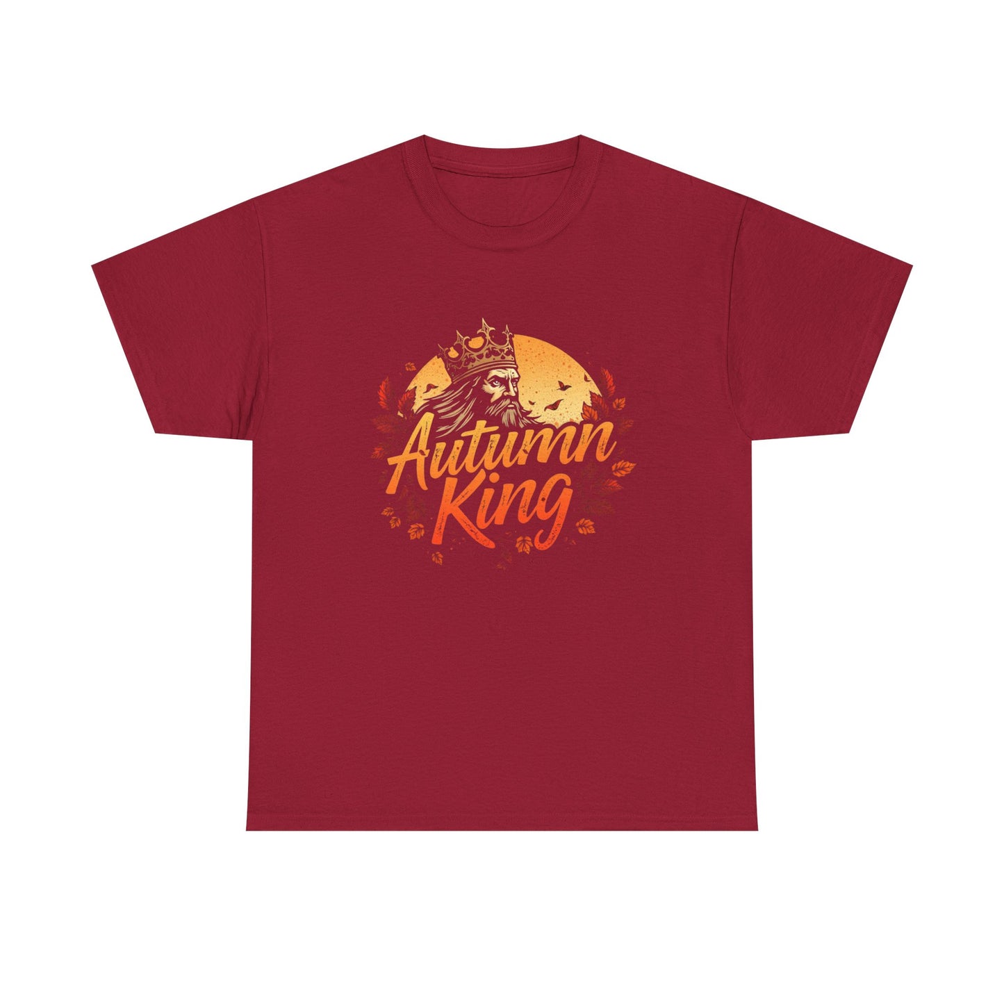Autumn King Tee, Fall T-Shirt for Men and Women, Cozy Autumn Shirt, Seasonal Gift, Harvest Celebration Apparel