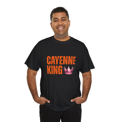 Cayenne King Cotton Tee | Unisex Graphic T-Shirt, Casual Wear, Birthday Gift, Affordable Fashion, Everyday Comfort