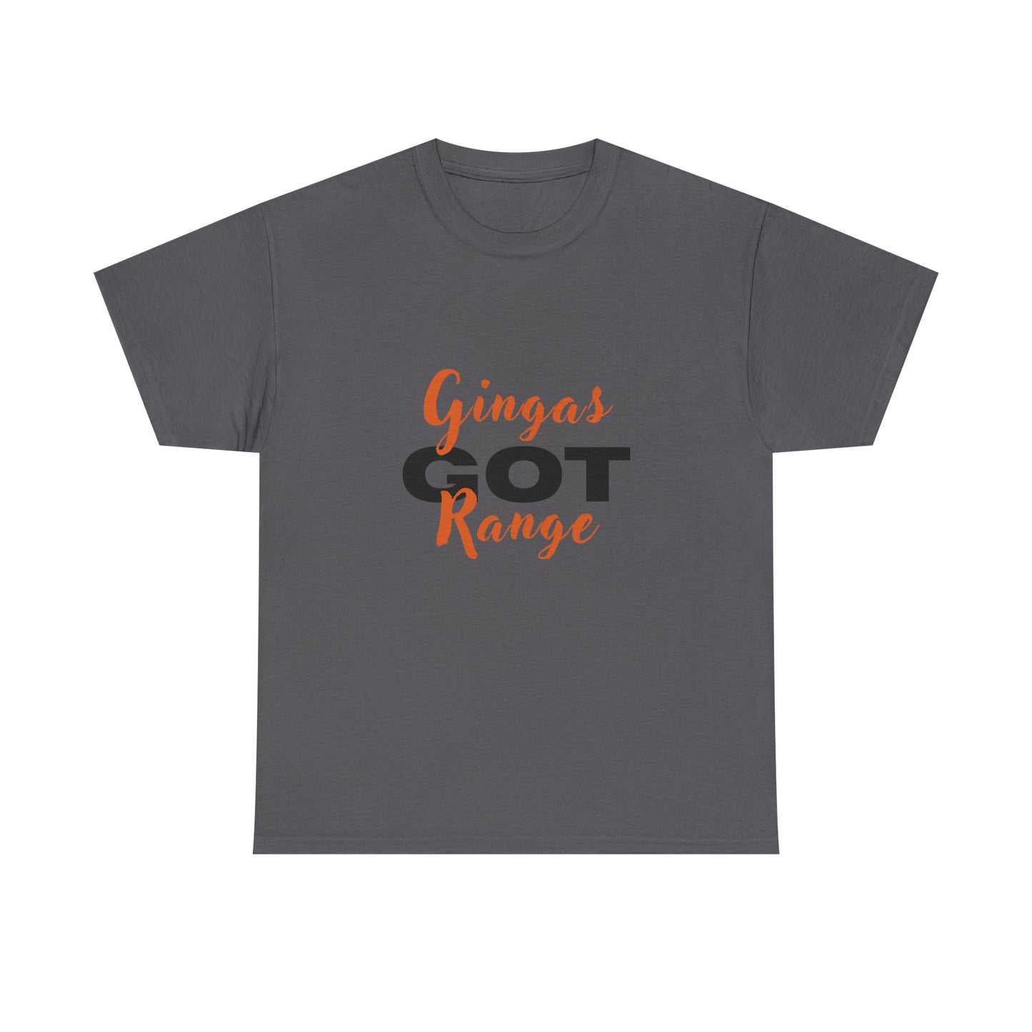 Gingas Got Range Unisex Heavy Cotton Tee, Funny Tee, Gift for Ginger Lovers, Casual Wear, Unique Statement Shirt