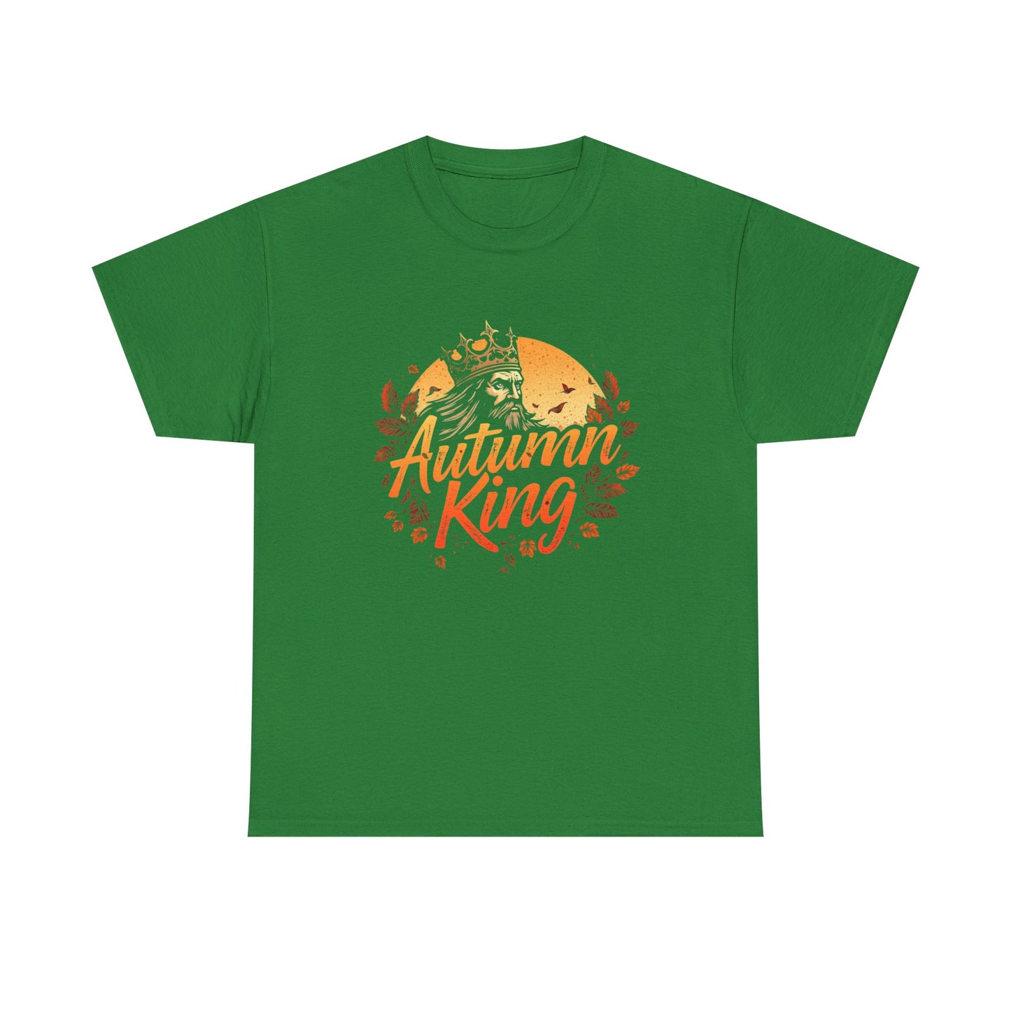 Autumn King Tee, Fall T-Shirt for Men and Women, Cozy Autumn Shirt, Seasonal Gift, Harvest Celebration Apparel