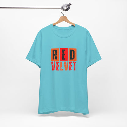 Red Velvet T-Shirt - Unisex Jersey Tee, Music Lover Gift, Concert Apparel, Casual Wear, Cute Graphic Tee, Gift for Her