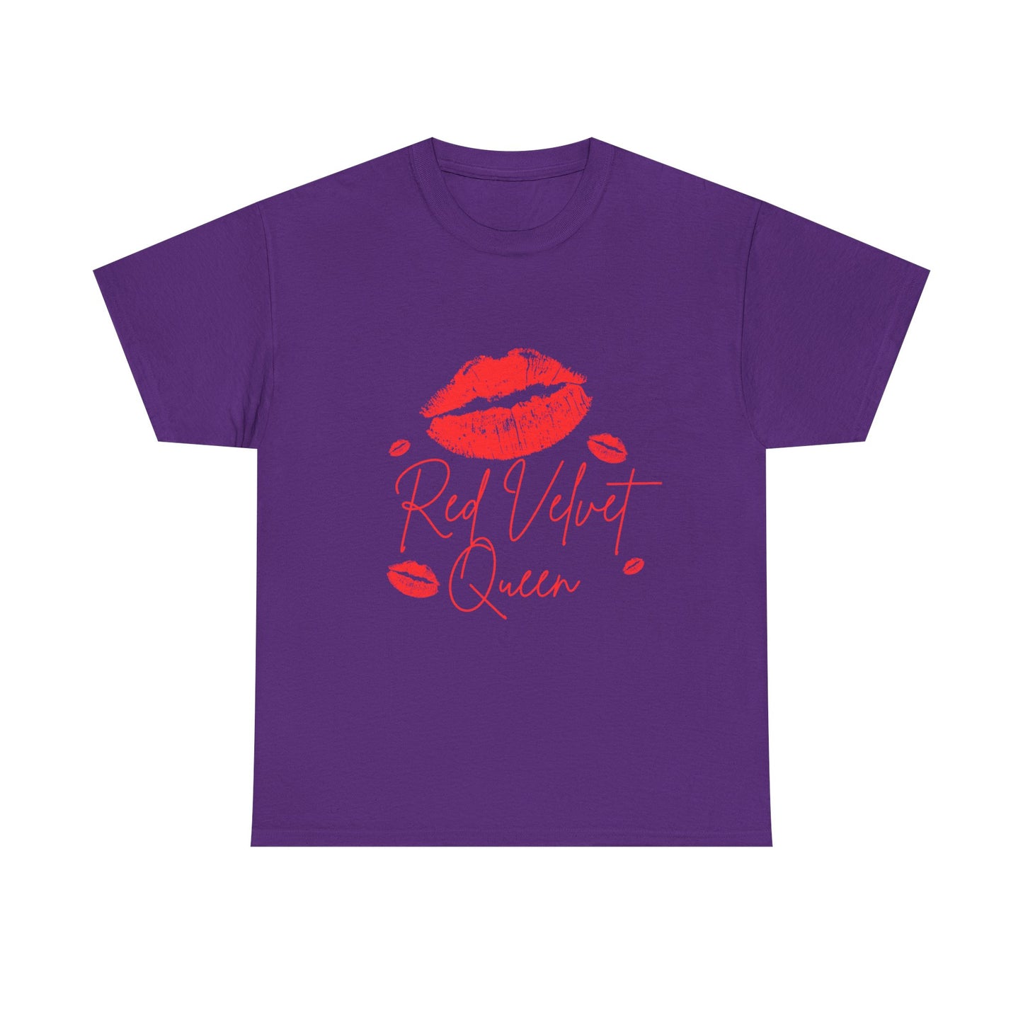 Red Velvet Queen Tee - Flirty Cotton T-Shirt for Her, Cute Gift for Girlfriends, Valentine's Day, Birthday, Casual Wear