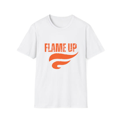 Flame Up Unisex Softstyle T-Shirt - Motivational Graphic Tee, Casual Wear, Workout Apparel, Gift for Fitness Enthusiasts, Bold [...]