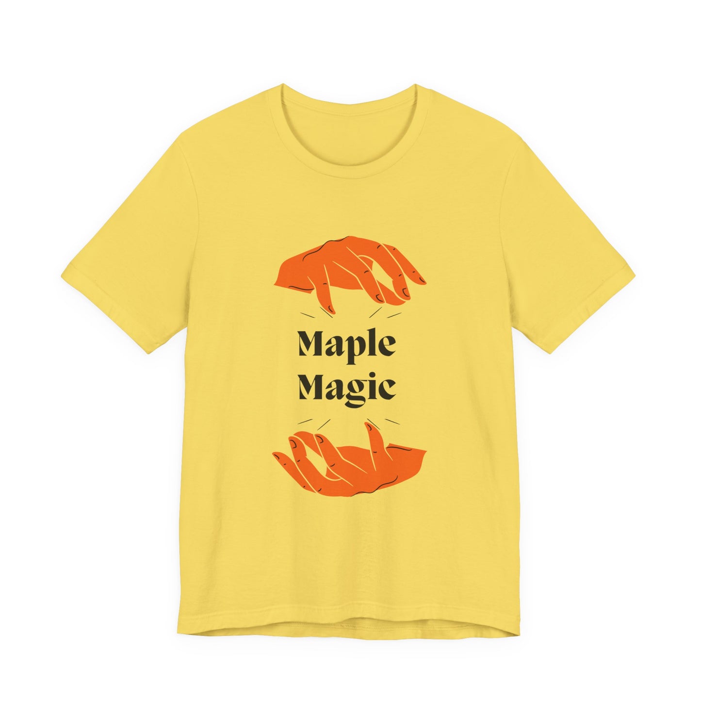 Maple Magic Unisex Tee - Cozy Casual Wear, Nature Lover Gift, Autumn Fashion, Eco-Friendly Style, Seasonal Celebration Top