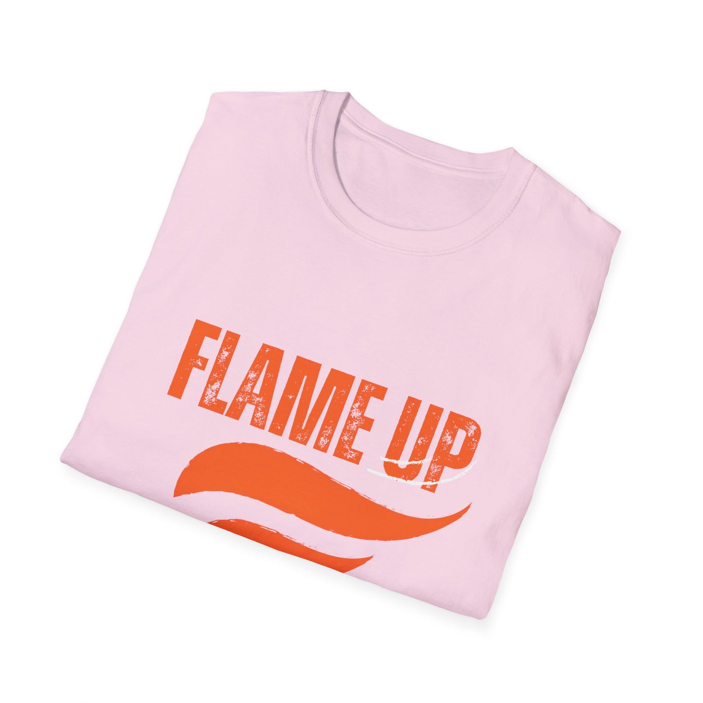 Flame Up Unisex Softstyle T-Shirt - Motivational Graphic Tee, Casual Wear, Workout Apparel, Gift for Fitness Enthusiasts, Bold [...]